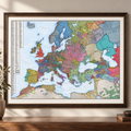 Europe 1444 History Map